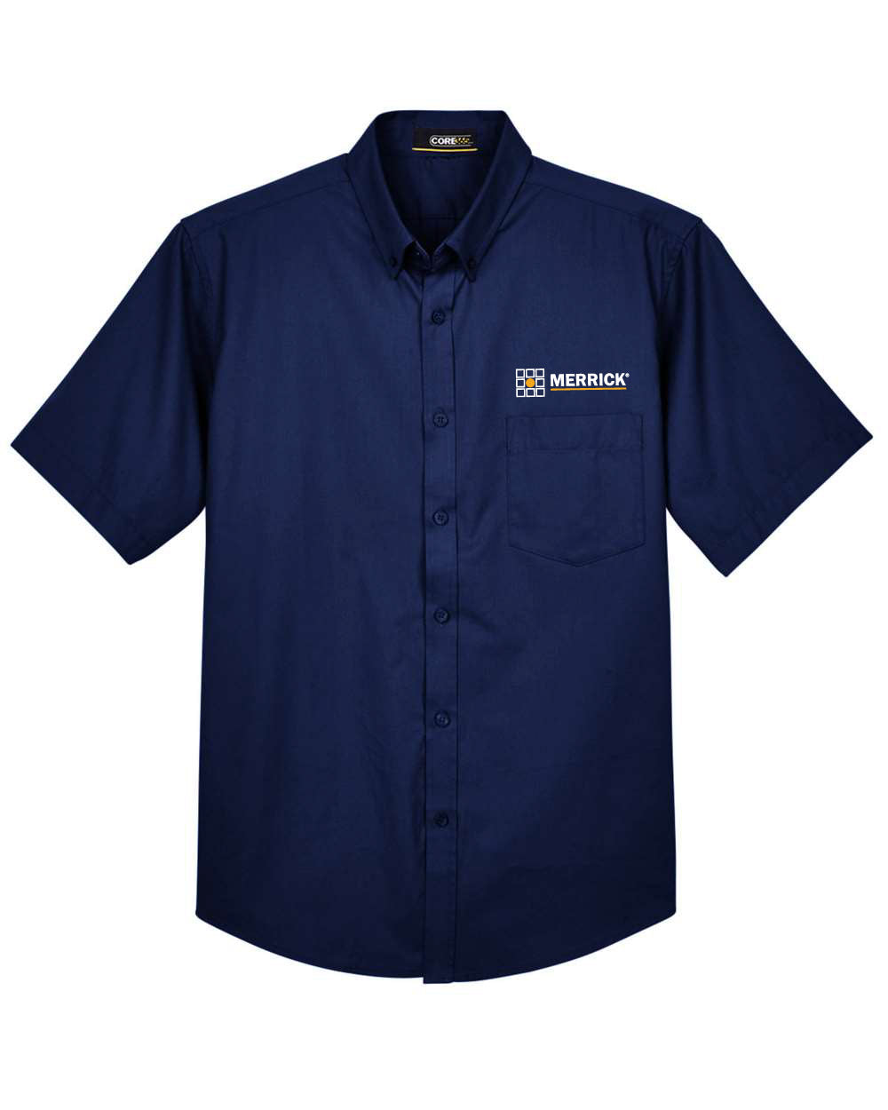 Core365 Men's Optimum Short Sleeve Twill Dress Shirt