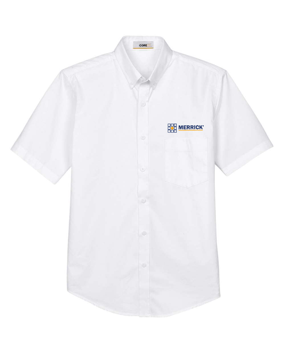 Core365 Men's Optimum Short Sleeve Twill Dress Shirt