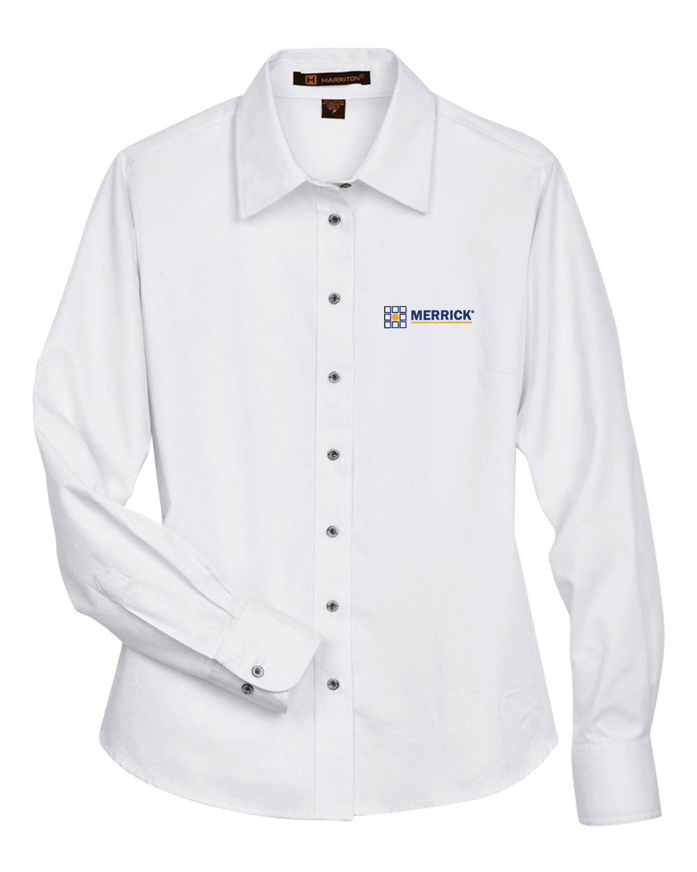 Harriton Women's Long Sleeve Twill Dress Shirt